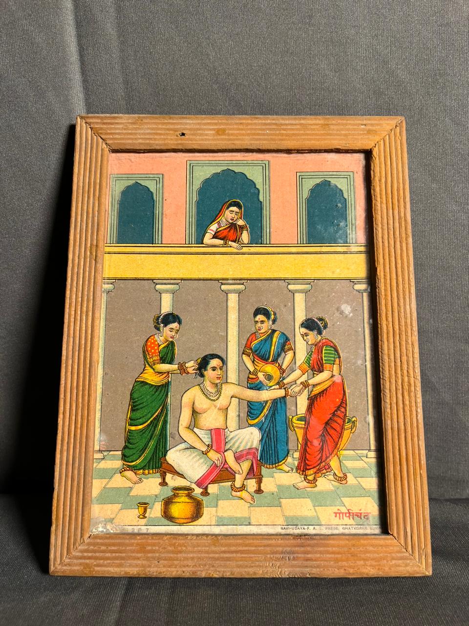Vintage Ravi Varma Oleograph