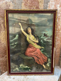 Vintage English Lithograph