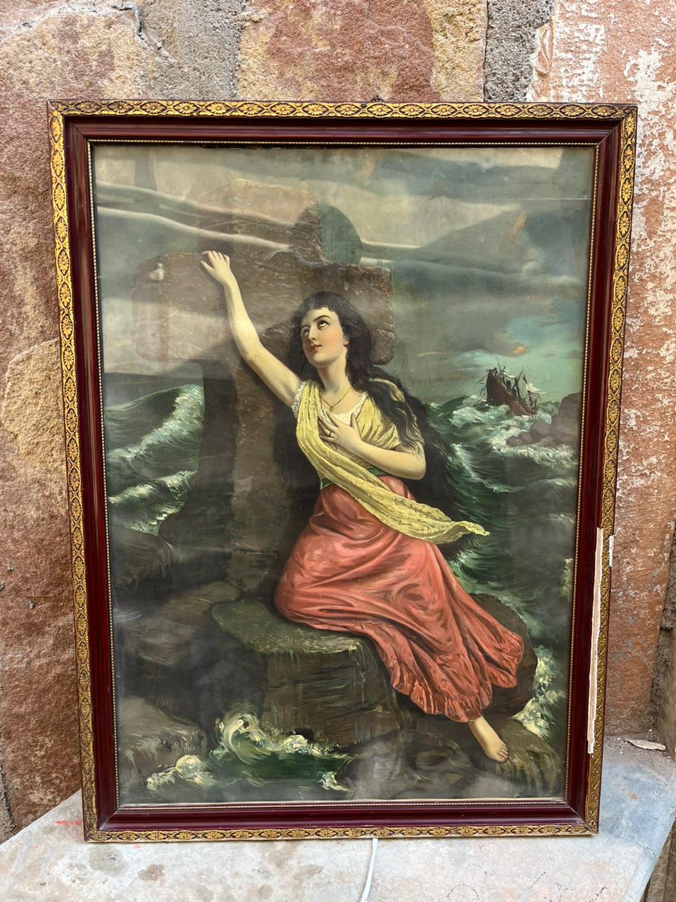 Vintage English Lithograph