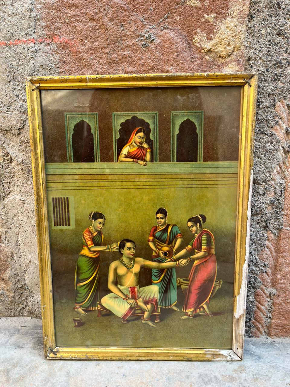 Vintage German Beautiful Lithograph