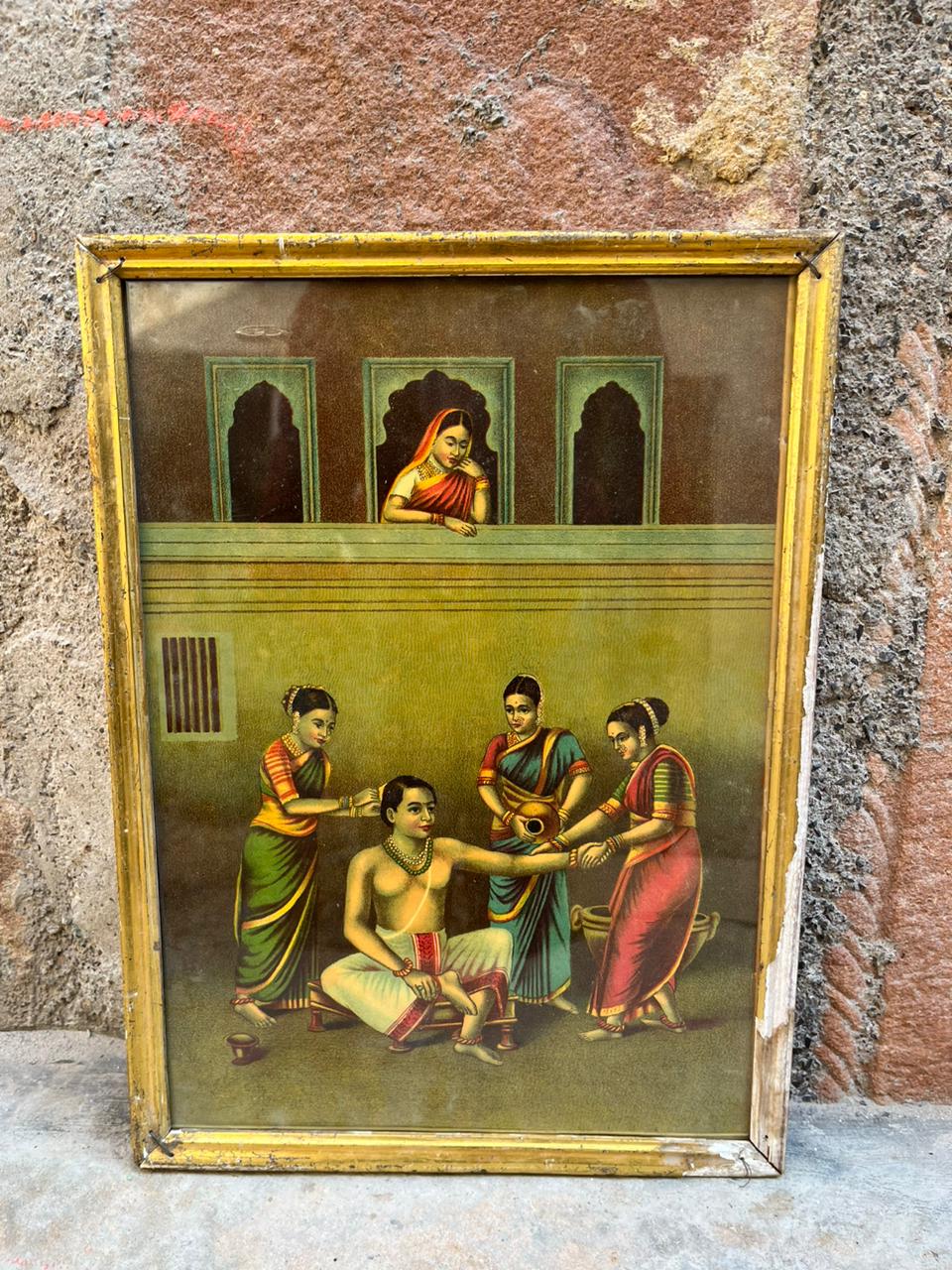 Vintage German Beautiful Lithograph