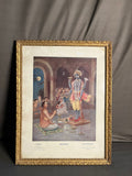 Vintage Satyanarayana Bengal Lithograph