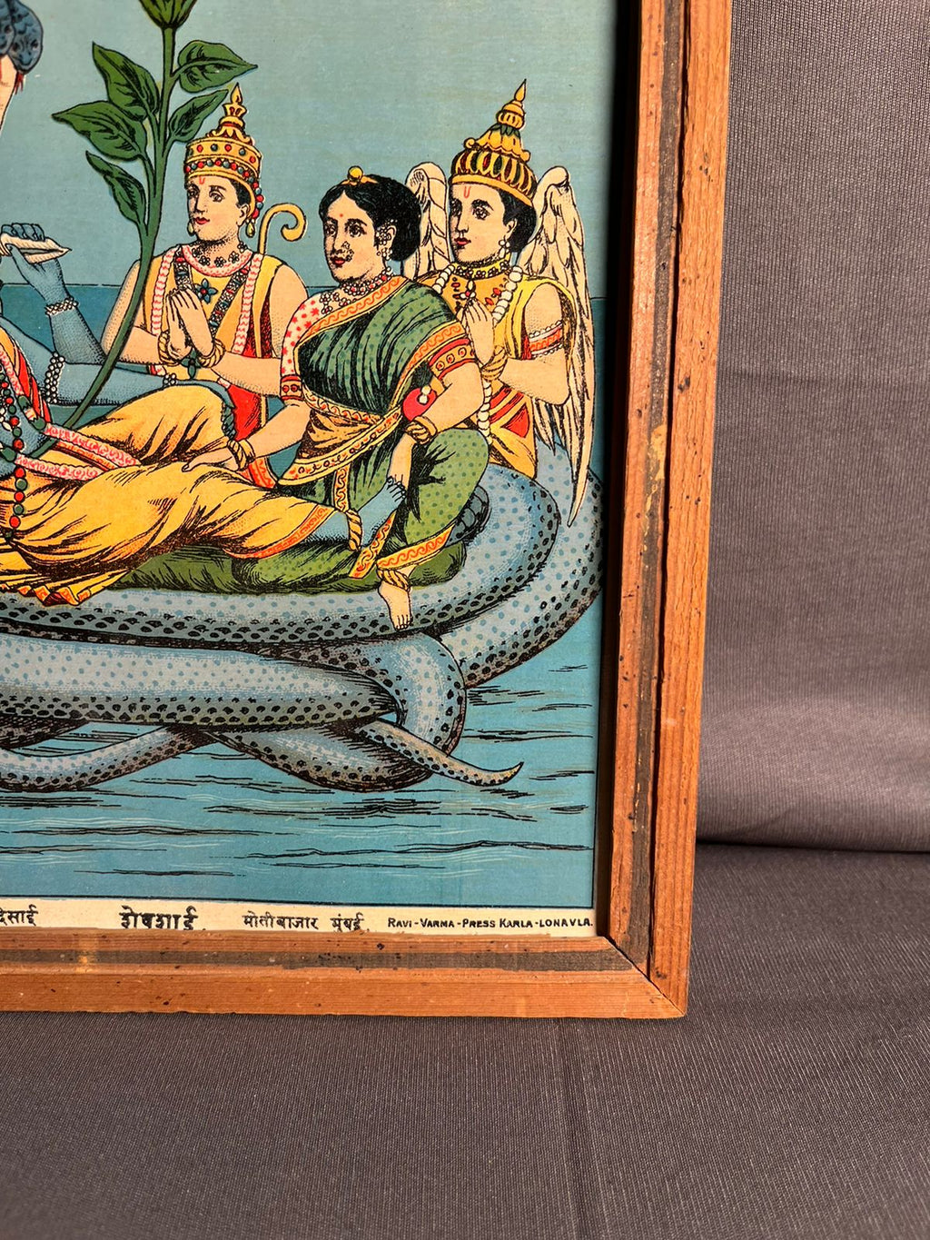 Vintage Raja Ravi Varma Oleograph