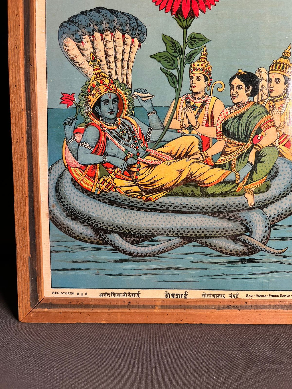 Vintage Raja Ravi Varma Oleograph