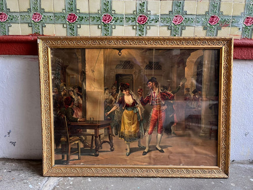Antique German Large Size Lithographs