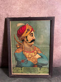 Rare Vintage Lithograph – Maharaja Prithviraj Chauhan