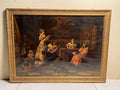 Antique European Oleograph Print (120+ Years Old) – Extra Large Frame