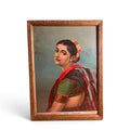 Prabhavati – Rare Original Ravi Varma Press Oleograph