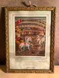 Vintage Mahabharata Print – The Death of Maharaja Sudhakashan Kamboj | Lahore, Pre-Partition Indian Art