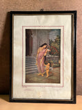 Vintage The Ties of Motherhood – Framed Indian Art Print